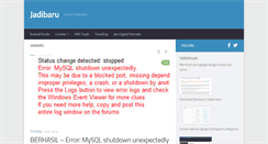 Desktop Screenshot of jadibaru.com